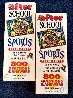 1996 ‘After School Sports’ Brain Quest (Grades 4 & 6)